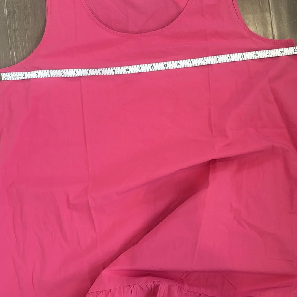 NWT Eileen Fisher Tiered Organic Cotton Midi summer lagenlook vacation Dress XL